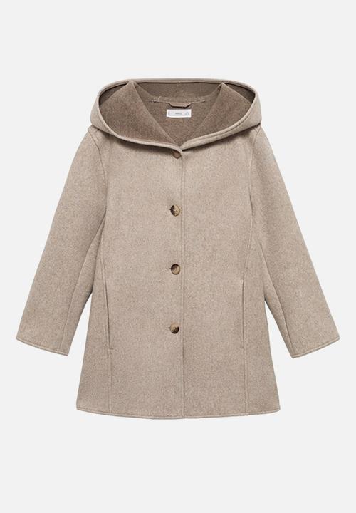 MANGO - Coat sandra - light beige