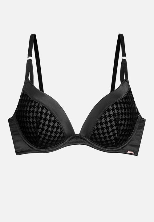 DORINA - Julianna push up plunge - black