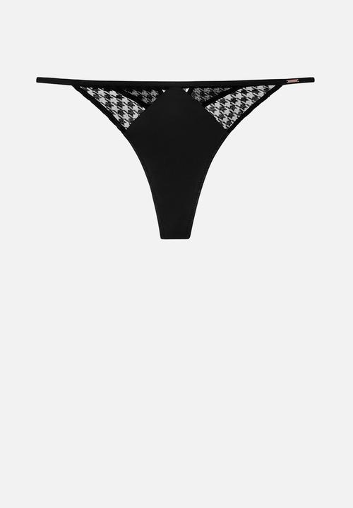 DORINA - Julianna string - black