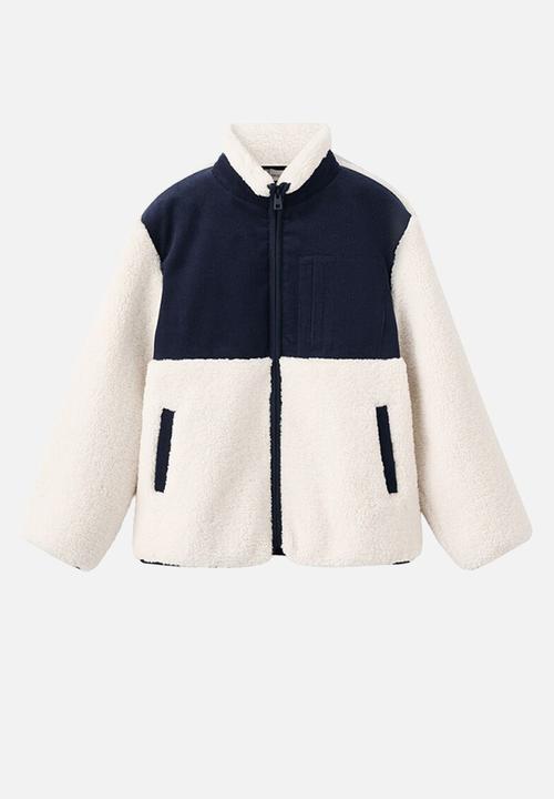 MANGO - Shearling jacket - off white