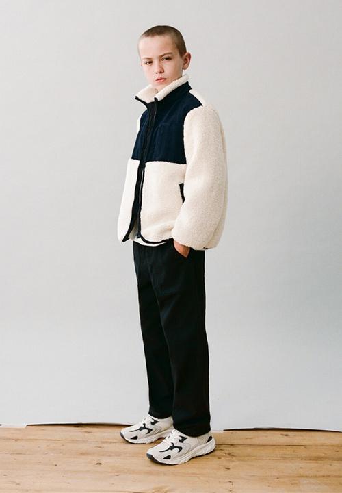MANGO - Shearling jacket - off white