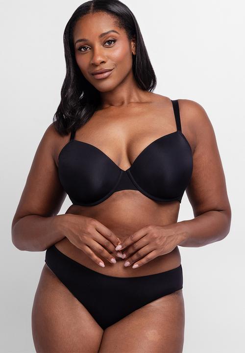 DORINA - Plus willa-2pp brief - pink/black