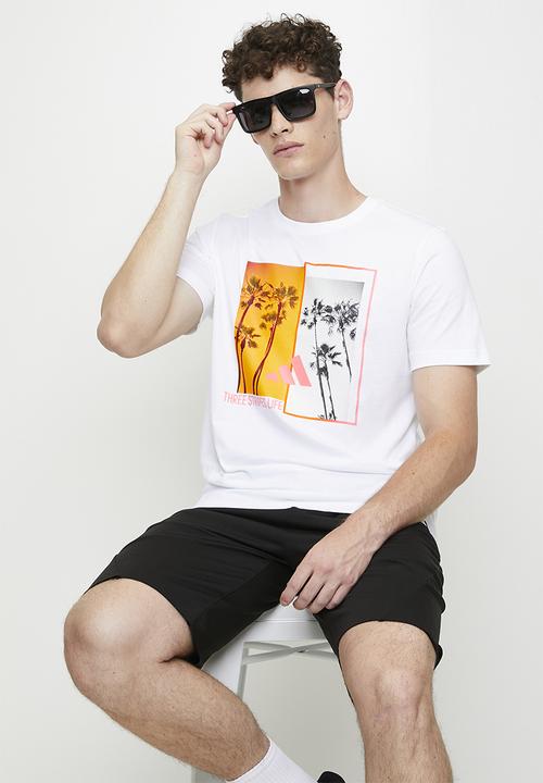 adidas Performance - Tree Photos Tee - White