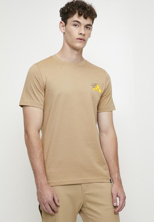 adidas Performance - Cheese Stripes Tee- warm sandstone