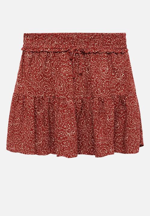 MANGO - Skirt lolita - medium orange