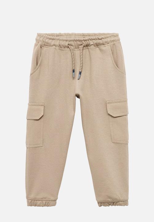 MANGO - Joggers cargob - medium brown