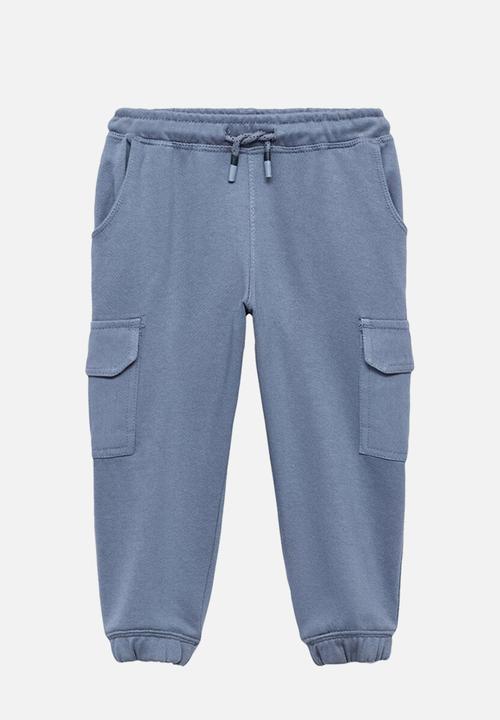 MANGO - Joggers cargob - medium blue