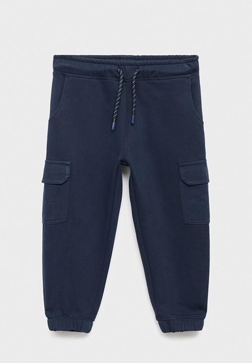 MANGO - Joggers cargob - navy