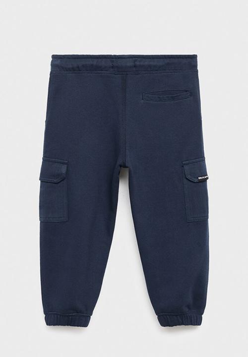 MANGO - Joggers cargob - navy