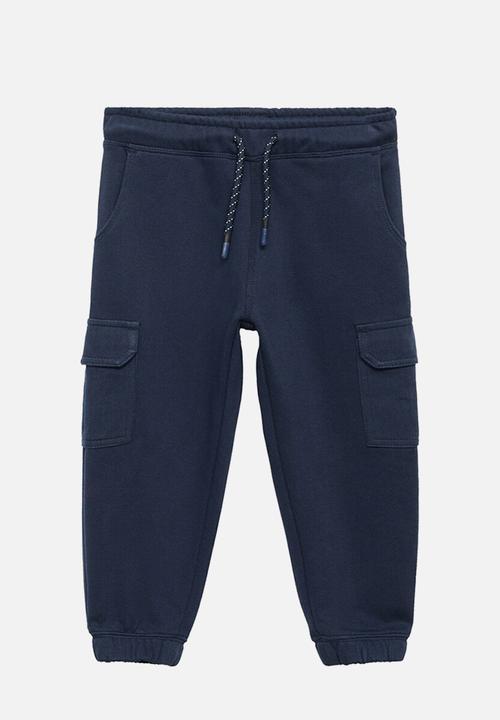 MANGO - Joggers cargob - navy