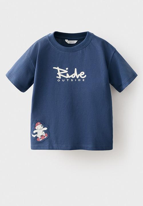 MANGO - T-shirt perro - dark blue