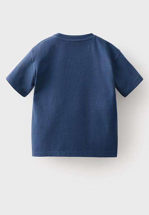 MANGO - T-shirt perro - dark blue