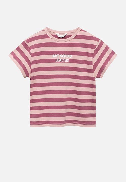 MANGO - T-shirt leader - pink