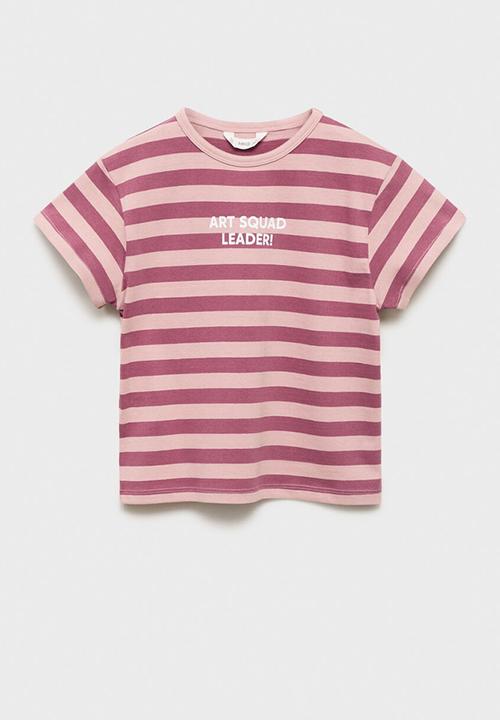 MANGO - T-shirt leader - pink