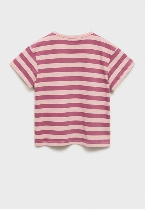 MANGO - T-shirt leader - pink