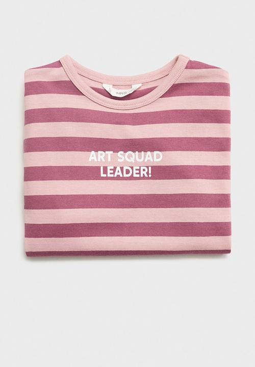 MANGO - T-shirt leader - pink