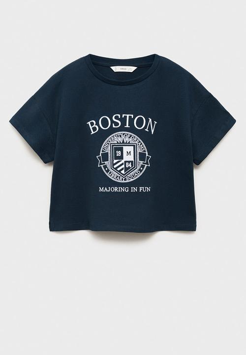 MANGO - T-shirt city - navy