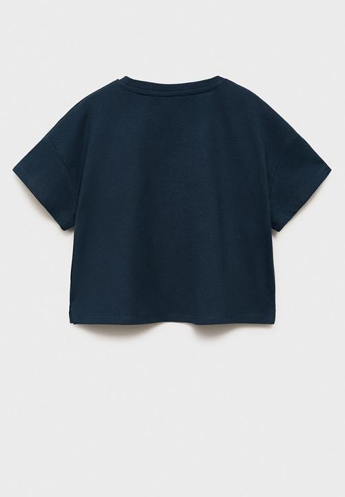 MANGO - T-shirt city - navy