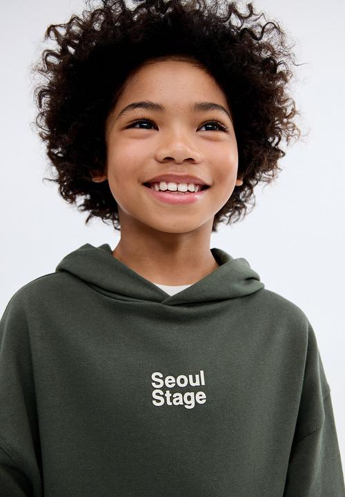MANGO - Sweatshirt seoul - medium green