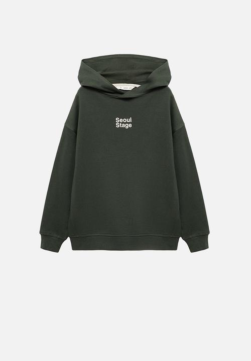 MANGO - Sweatshirt seoul - medium green