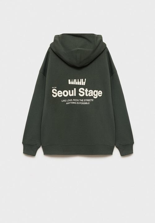 MANGO - Sweatshirt seoul - medium green