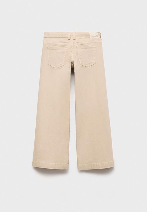MANGO - Jeans lowrise - light/pastel brown