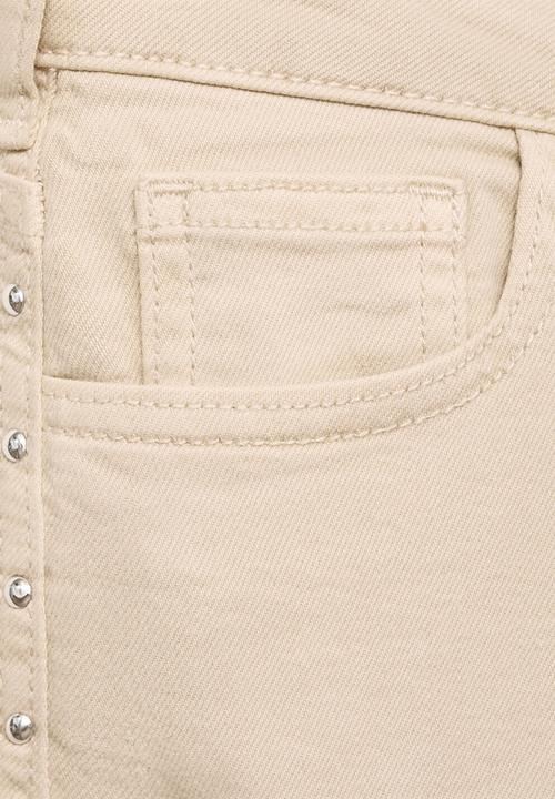 MANGO - Jeans lowrise - light/pastel brown
