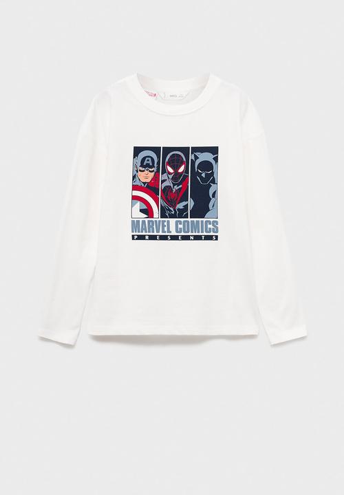 MANGO - T-shirt avecomic - natural
