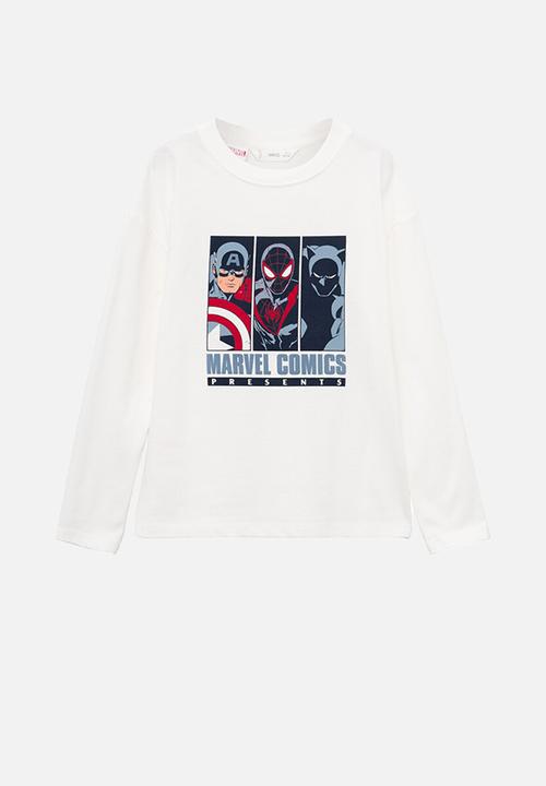 MANGO - T-shirt avecomic - natural