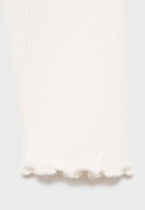 MANGO - T-Shirt Turborib -Natural
