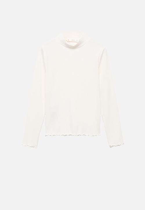 MANGO - T-Shirt Turborib -Natural