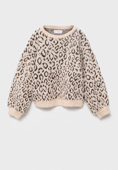 MANGO - Sweater MEOWB - Light/Pastel Brown