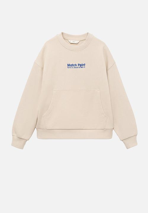 MANGO - Sweatshirt play - light pastel brown