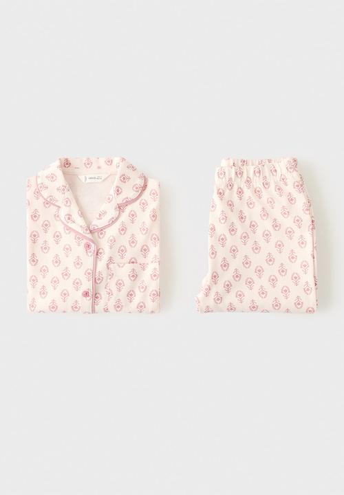 MANGO - Pyjama sellib - light pastel pink
