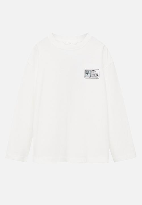 MANGO - T-shirt keepcalm - natural