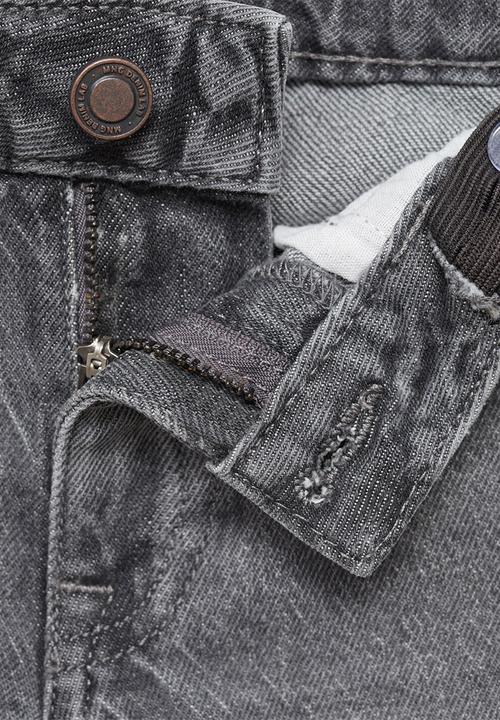 MANGO - Jeans regular - open gray