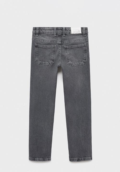 MANGO - Jeans regular - open gray