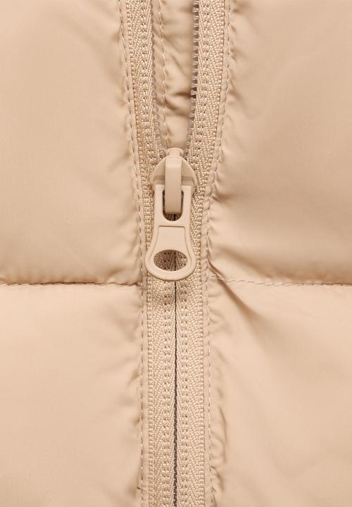 MANGO - Outer vest aldov - light pastel brown