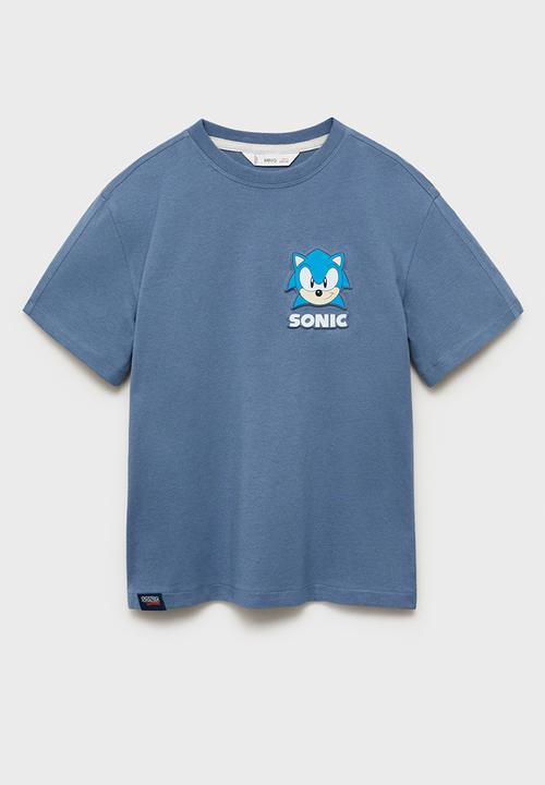 MANGO - T-shirt sonicact - medium blue