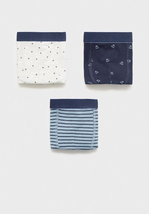 MANGO - Boxers travelb - medium blue