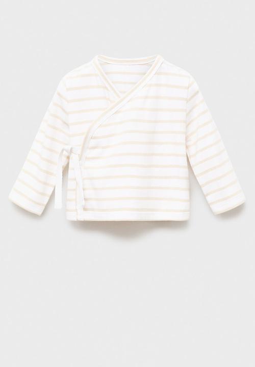 MANGO - T-shirt lujanc - light pastel brown