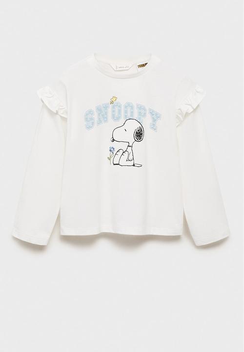 MANGO - T-shirt syflor - natural