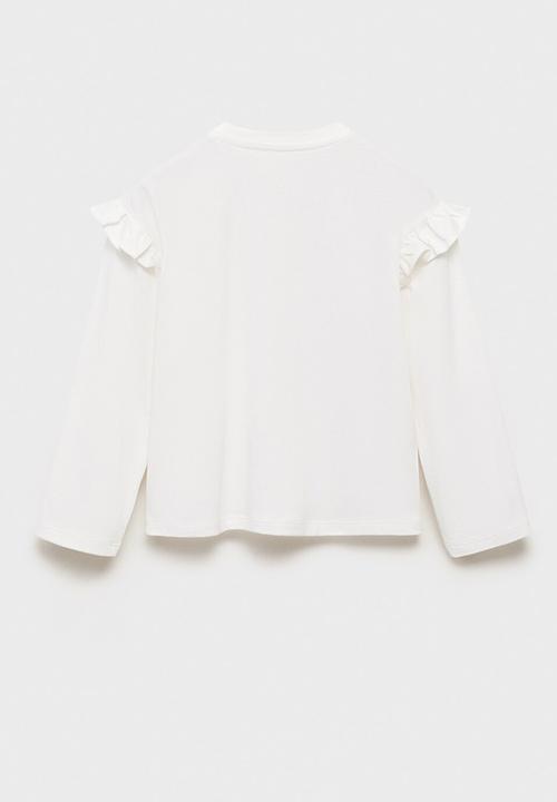 MANGO - T-shirt syflor - natural