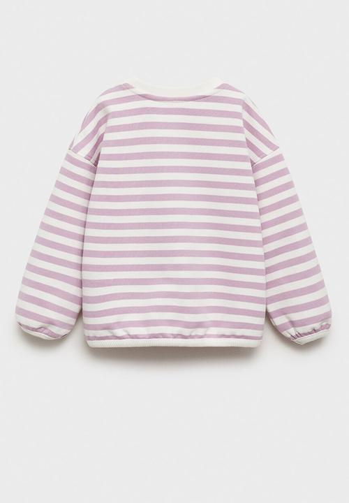 MANGO - Sweatshirt rayi - light/pastel purple
