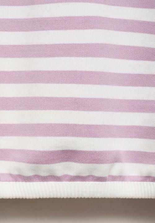 MANGO - Sweatshirt rayi - light/pastel purple