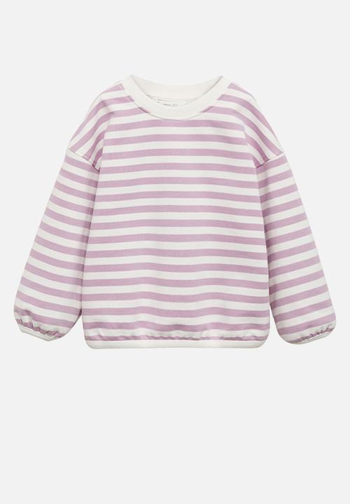 MANGO - Sweatshirt rayi - light/pastel purple