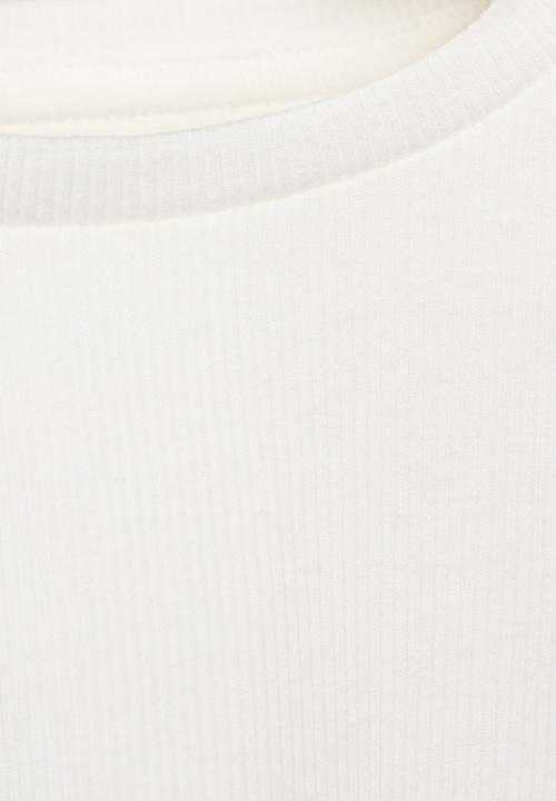 MANGO - T-shirt coli - natural