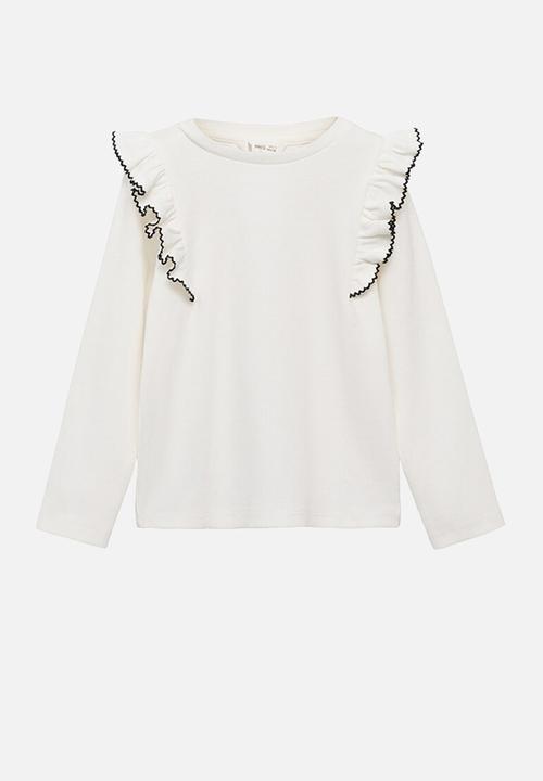 MANGO - T-shirt coli - natural