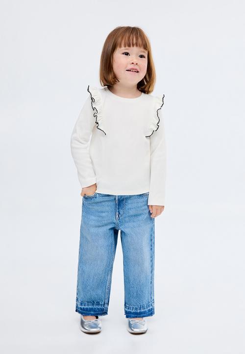 MANGO - T-shirt coli - natural