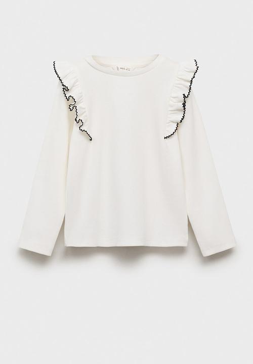 MANGO - T-shirt coli - natural
